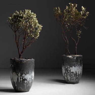 28 Inch Tall Crucible Planters