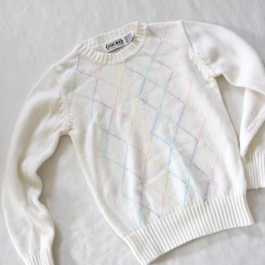 pastel crop sweater xs/s 