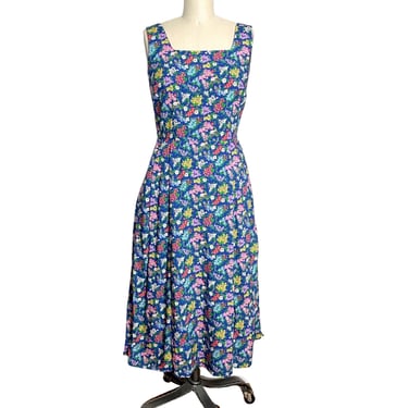Liz Claiborne floral sport dress - size 8P - 1990s vintage 