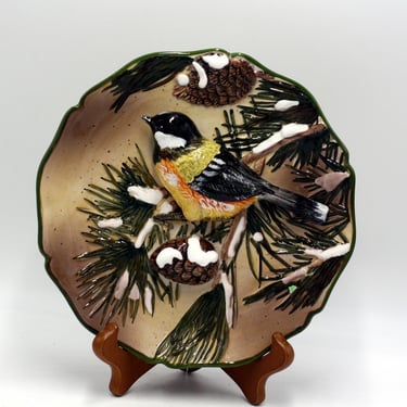 vintage Ganz Bird Plate 