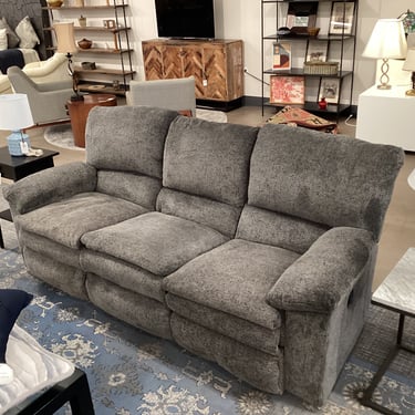 Gray Reclining Sofa