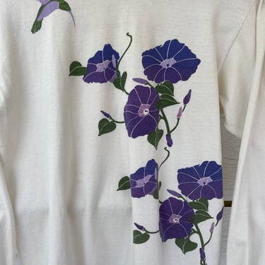 vintage wildflowers long sleeve r-shirt 