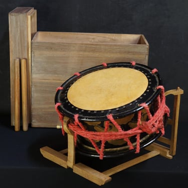 Antique Japan drum Shime-Taiko Noh theater 1880s music | Japanese ...
