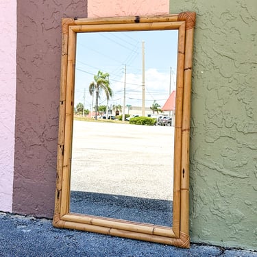 Island Style Bamboo Mirror