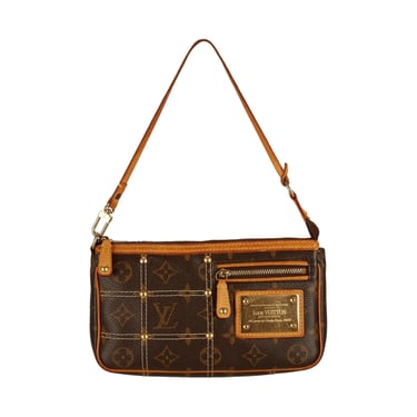 Louis Vuitton Monogram Stitched Pocket Shoulder Bag