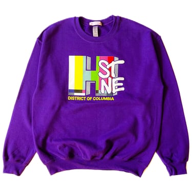H ST. NE Nostalgia Sweatshirt (no signal / purple)