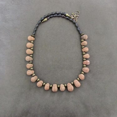 Ethnic clay necklace 