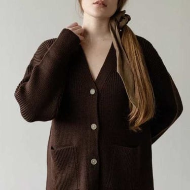 First Rite Everyday Cardigan - Walnut