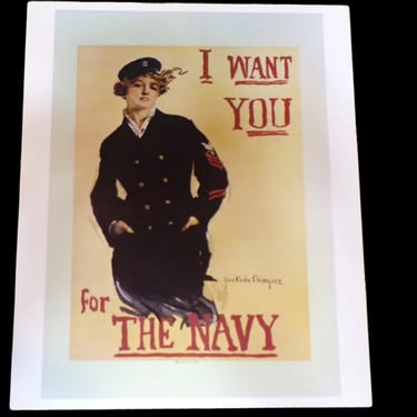Recruitment Poster &quot;I Want You for the Navy&quot;