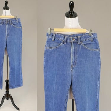 70s 80s Men's Levi's Orange Tab Jeans - 31 waist - Boot or Flare Cut - Vintage 1970s 1980s - 31.75
