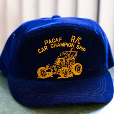 Vintage Velvet Trucker Hat - Air Force Remote Control Racing Championship 