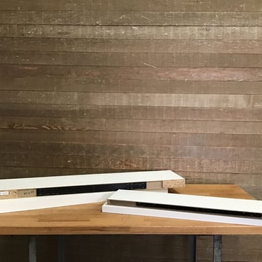 Set of 4 White Floating Shelves (Tacoma)