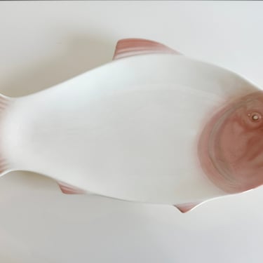 XXL Waechtersbach Ceramic Fish Serving Plate Germany Vintage 2000s 