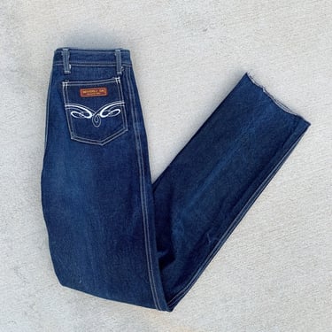Vintage Beverly Dr Beverly Hills High Waisted Denim Jeans 