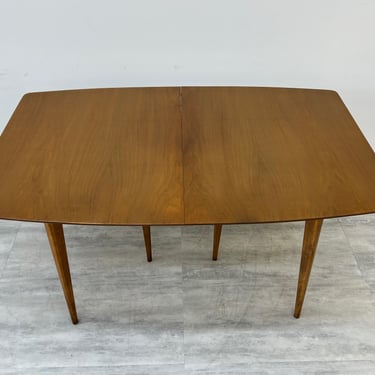 Mid-Century Modern Walnut Dining Table with 3-Extensions ~ Seats Up To 10 (SHIPPING NOT FREE) 