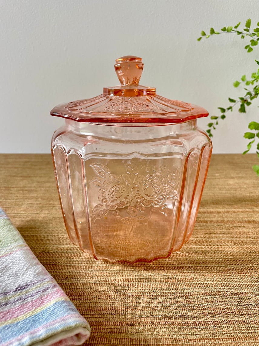 Red Depression Glass 