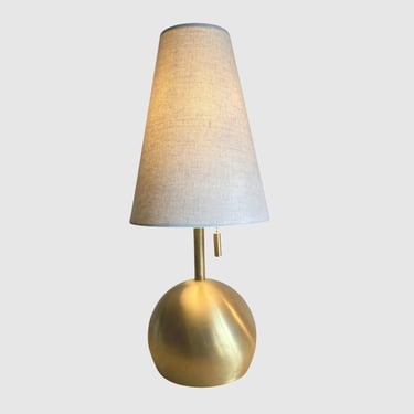 Small table lamp • Linen Shade • Modern Table Lamp 