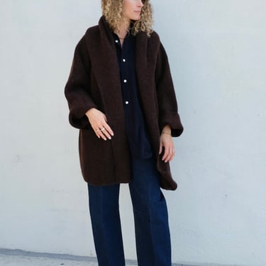 Double Face Coat / Merlot