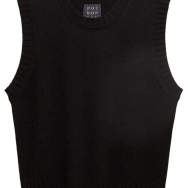 Not Monday | Gillian Sweater Vest | Black