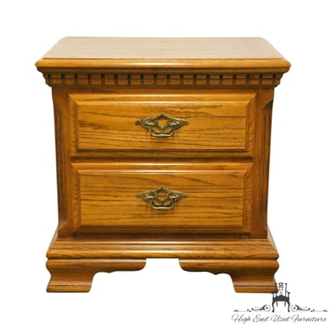 SUMTER CABINET Co. Solid Oak Rustic Country French 24" Two Drawer Nightstand 1500 
