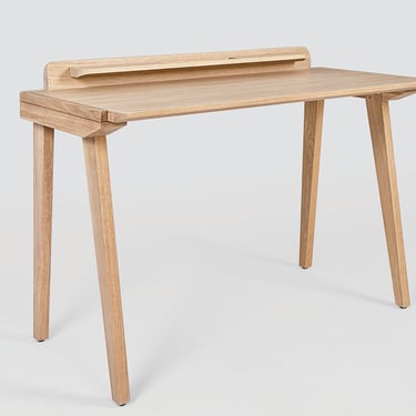 Small Desk | Writing Desk for Home Office | Wood Computer Desk | Mid-Century Modern | LOFT OAK DESK 