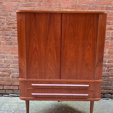 Danish Teak Corner Cabinet