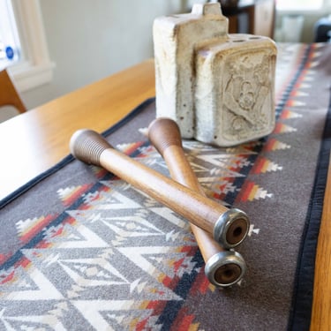 Table Runner, Meditation/Prayer Alter Wool Cloth - Pacific Crest (V2) pattern - Reversible 32" x 16" - Handcrafted in Portland, Oregon 