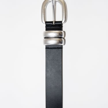 Zoira Leather Belt in Black