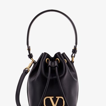 Valentino Garavani Woman Valentino Garavani Woman Black Bucket Bags