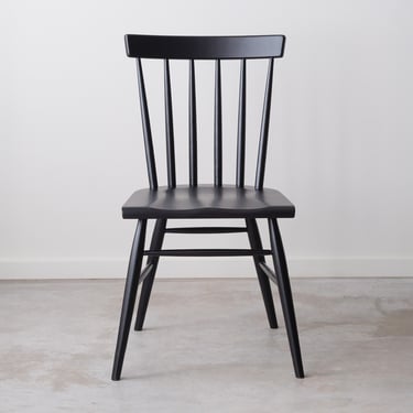 Windsor Chair - Solid White Oak with Charcoal / Black dye - Available in other woods 