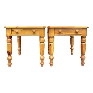 Lane Museum of American Folk Art Side Tables - A Pair 