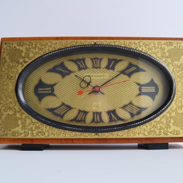 Vintage Table Clock, Russia, 1970's. 