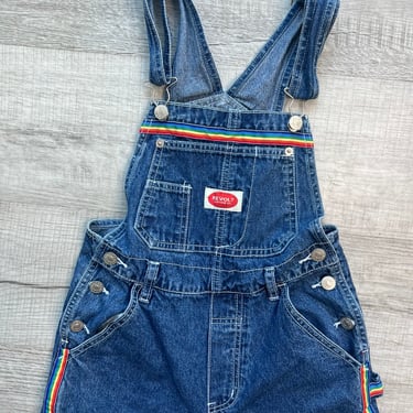 90s Vintage Revolt Rainbow Denim Overalls