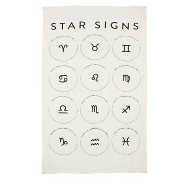 Sir | Madam Pure Linen Tea Towel - Star Signs