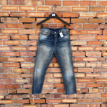 r 13 blue grey japanese selvedge denim jeans / 28 
