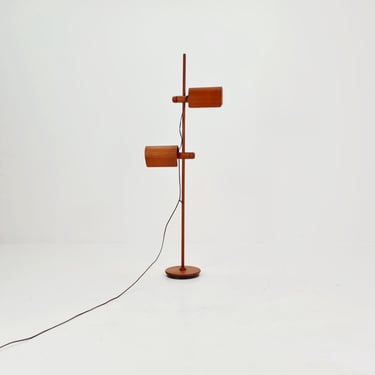 Mid century rare teak floor lamp Denmark 1970s 