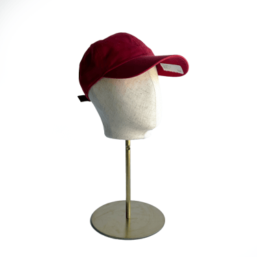 THE REAL McCOY RED COTTON BASEBALL CAP
