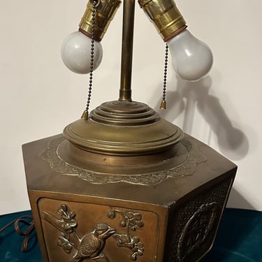 Brass Asian Panel Lamp 