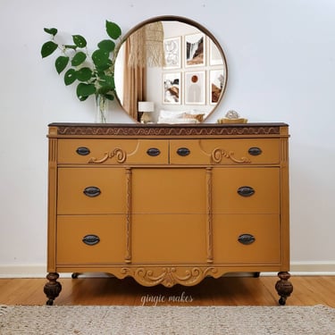 Refinished  Vintage Dresser ***please read ENTIRE listing prior to purchasing 