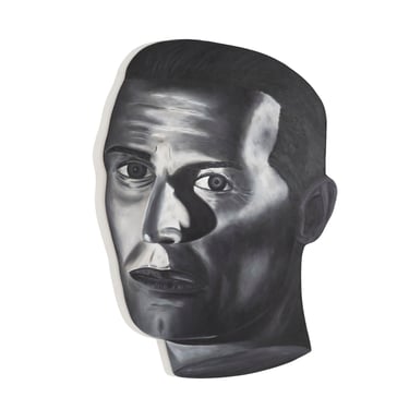 Ken Warneke Face Painting &quot;Male looking Forward&quot;