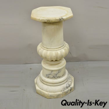 Antique Carved Marble Column Neoclassical Style 25