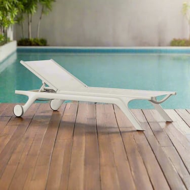 Vondom Ecru Africa Sun Lounger Outdoor Chaise (Set of 4) FFE258-175