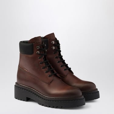 Prada Ebony Coloured Leather And Re-Nylon Boot Women