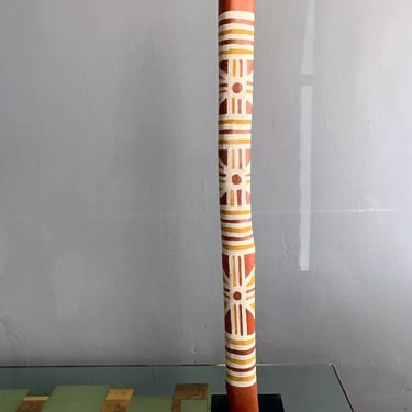 An Australian Aboriginal Painted Totem Pole from Elcho Island