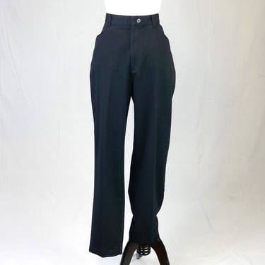 90s NWT Black Lee Pants - 31" or snug 32" waist - Stretch Lee Casuals - High Rise - Deadstock with Tags - Vintage 1990s Y2K - 29" inseam 