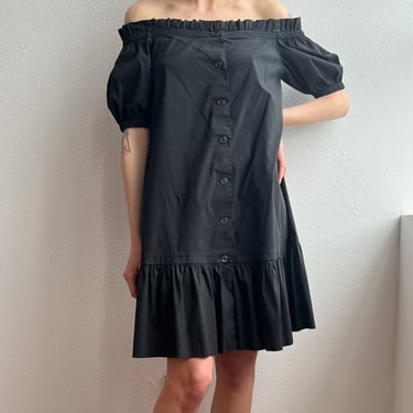 Prada Black Ruffle Dress (S)