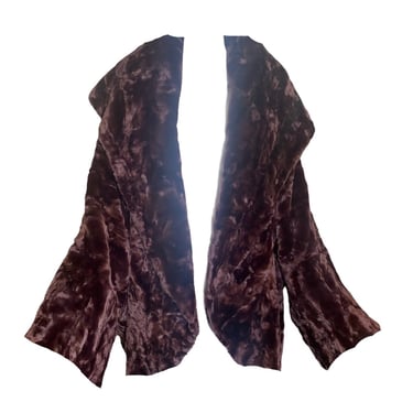 Burgundy Oversized  Plush  Faux Fur Coat with Convertible Shawl Collar/Hood