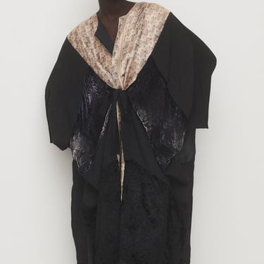 Thea Porter Couture Silk Tie Dress