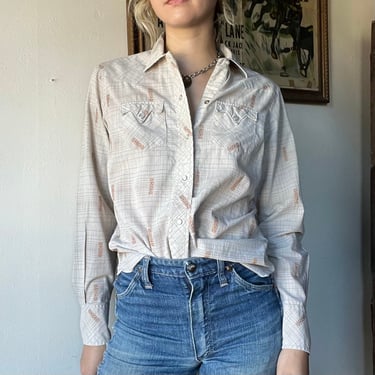 1960s Miller Western Wear Pearl Snap Shirt (M)