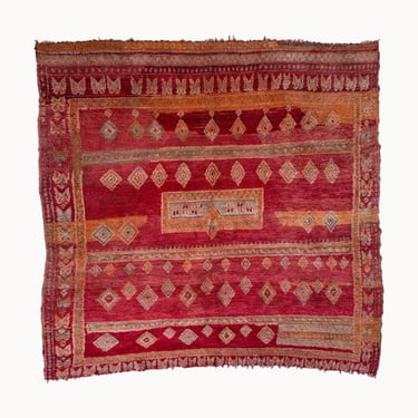 Vintage Moroccan Rug | 6’11” x 7’1”